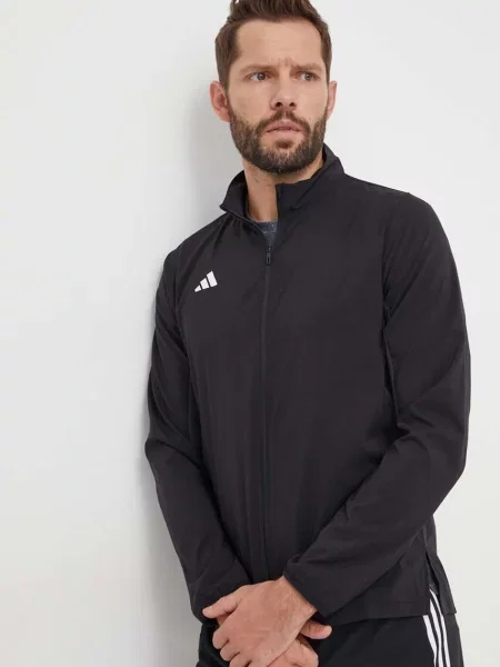 Futó dzseki Adidas Performance fekete