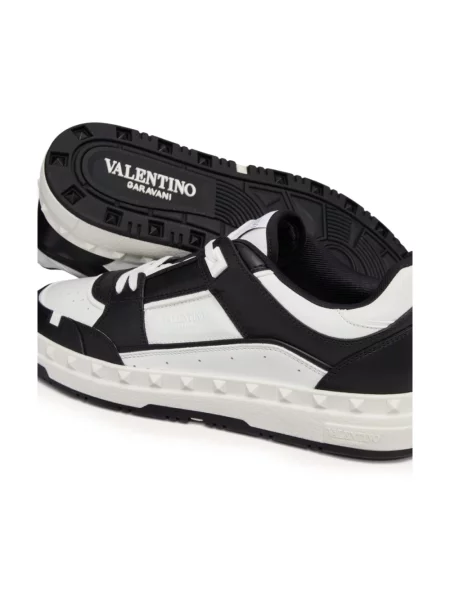 Lniane sneakersy Valentino Garavani białe