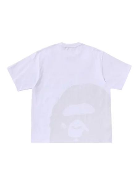 Tricou A Bathing Ape® cu imagine alb