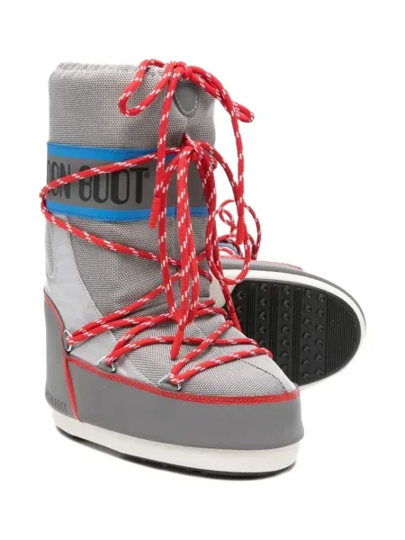 Botki dziecięce Moon Boot szare