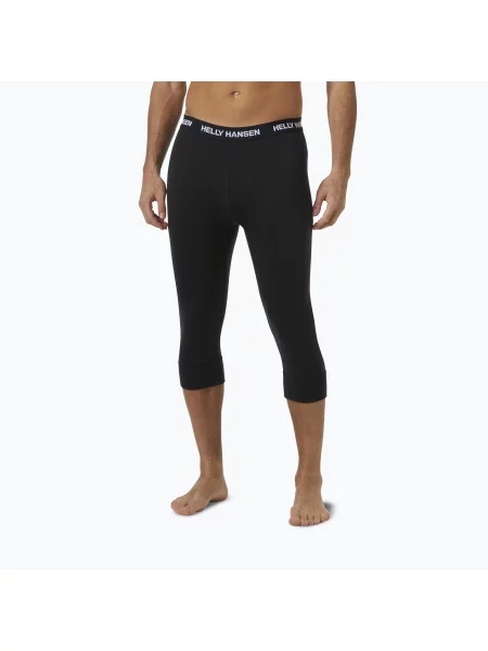 Spodnie termoaktywne Helly Hansen Lifa Merino Midweight black czarne