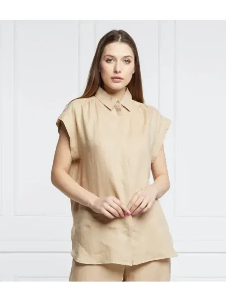 Marella SPORT De in cămașă INCLUSO | Relaxed fit bej