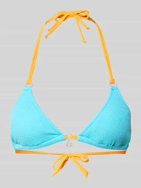 Top bikini z detalem z logo model ‘BRARO’ Banana Moon