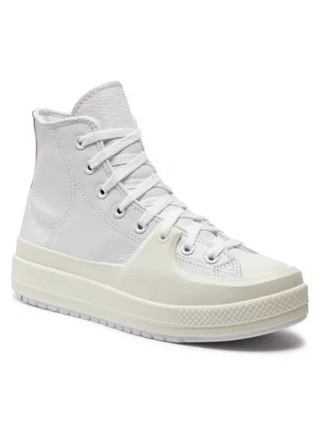 Converse Кеди Chuck Taylor All Star Construct Leather білий