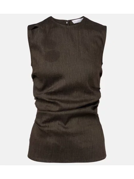 Top Proenza Schouler de in drapat maro