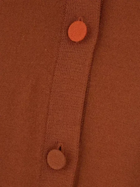 Cardigan Paul Smith cu decolteu în V maro