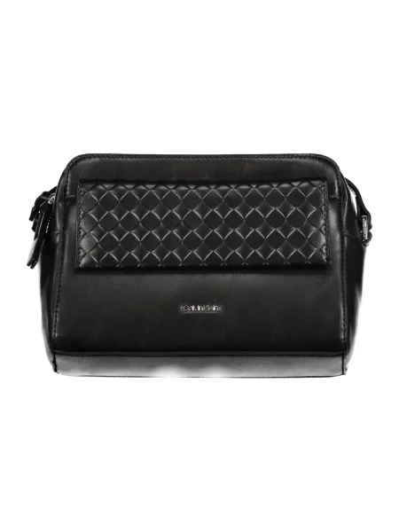 Pikowana mały torebka crossbody Calvin Klein czarna