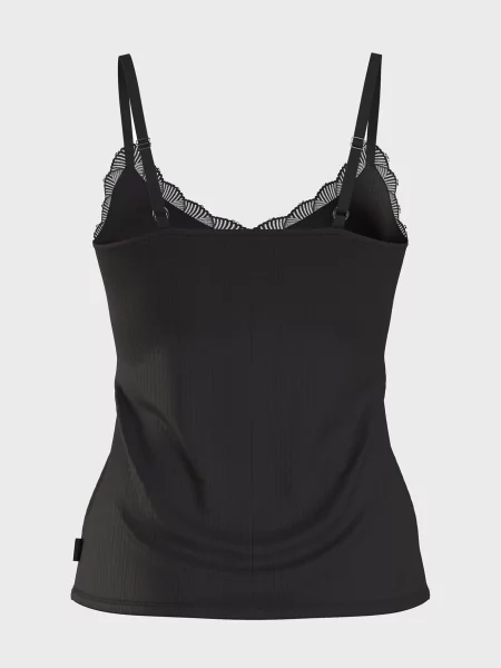 Мереживний топ Calvin Klein чорний