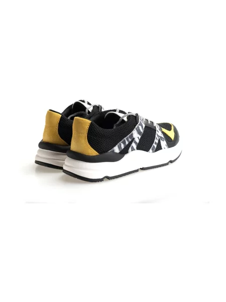 Sneakersy Geox skórzane czarne