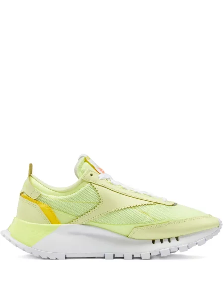 Sneakerși Reebok din piele verde