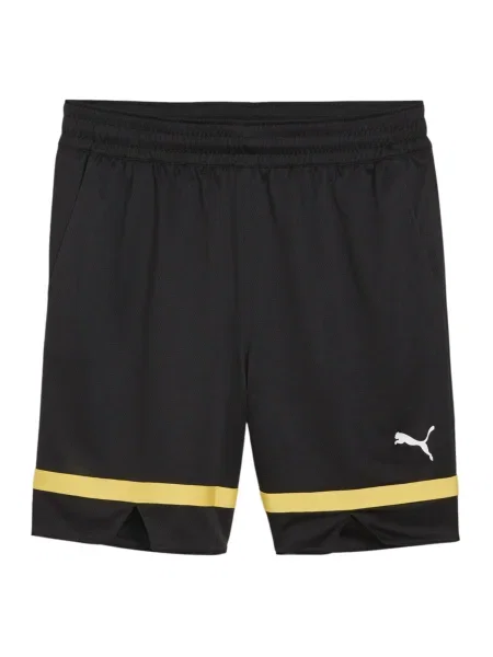 PUMA Športne hlače zlata / črna bela