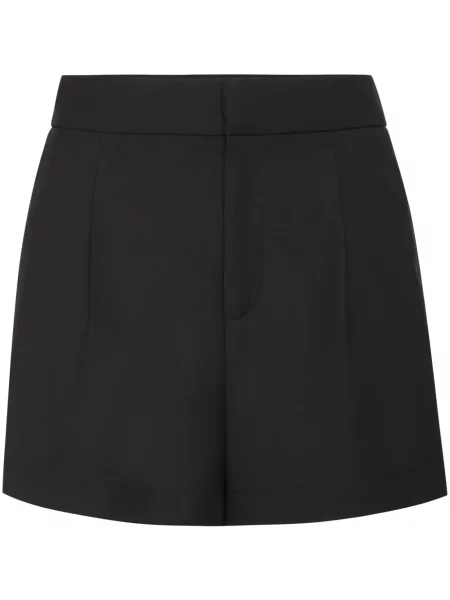 Pantaloni scurți Philipp Plein din satin cu autograf negru