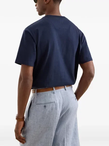 Μπλούζα Ralph Lauren Purple Label με κέντημα μπλε