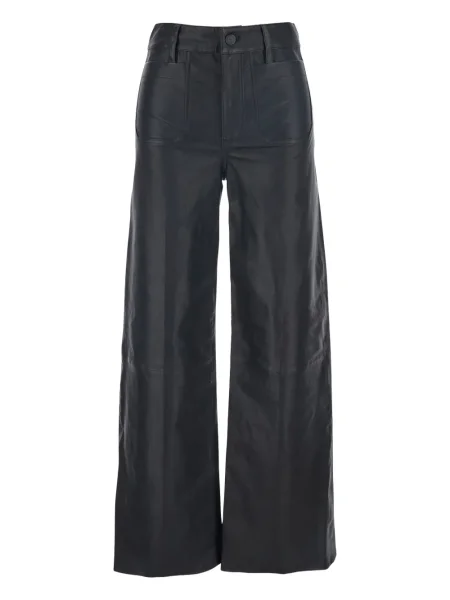 Pantaloni Frame din piele negru