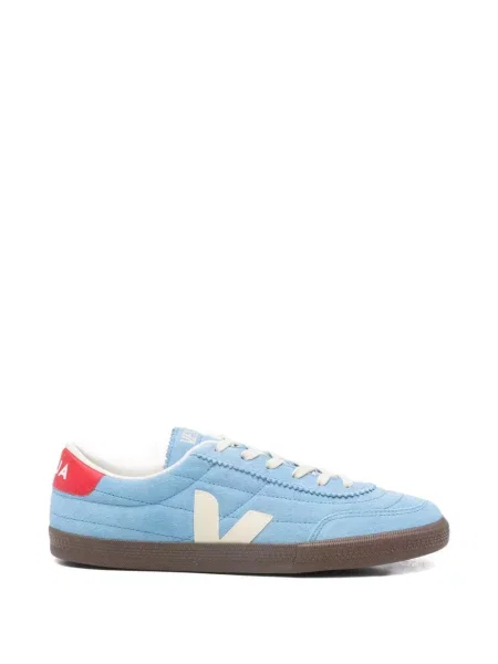Sneakerși Veja din piele de căprioară albastru