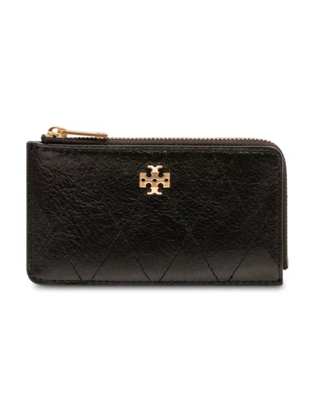 Portfel Tory Burch skórzany czarny