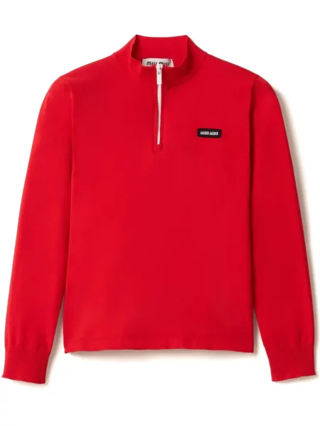 Sweter Miu Miu czerwony