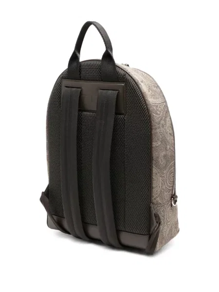 Rucsac Etro cu imagine cu model paisley maro