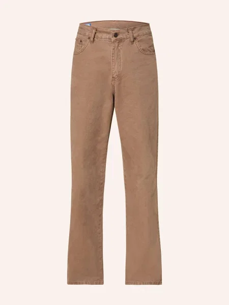 Rough. Jeansy Wide Leg Regular Fit braun brązowe