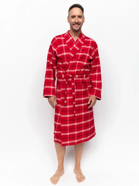 Халат CYBERJAMMIES Noel бавовна/модал червоний