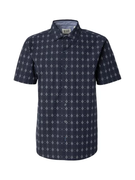 SCOTCH & SODA Cămașă bleumarin alb
