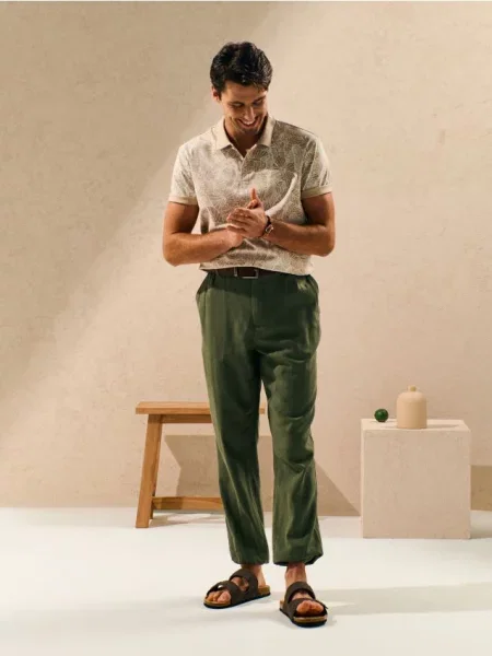 Sinsay Polokošile s potiskem béžová