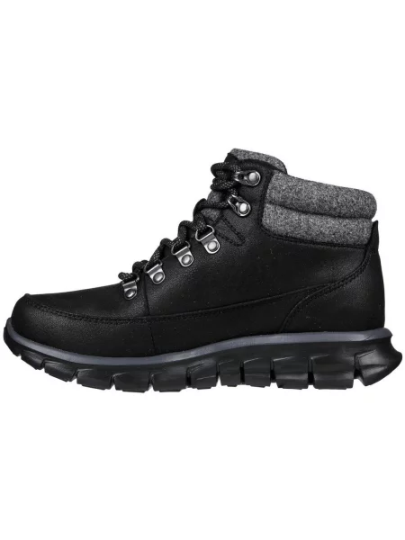 Členkové topánky Skechers čierna