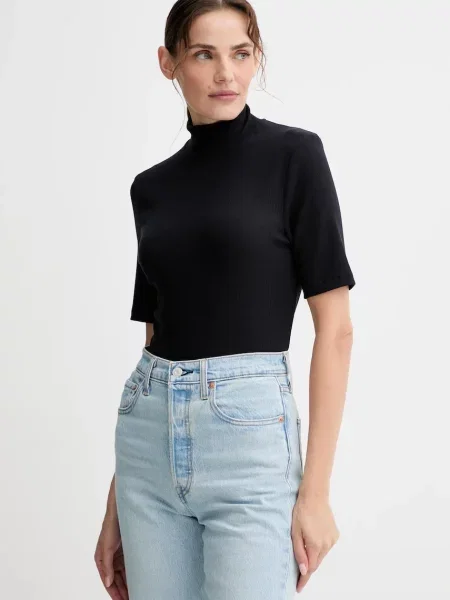 Marc O'Polo tricou bleumarin cu turtleneck