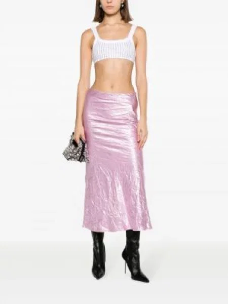 Sutien The Attico de cristal alb