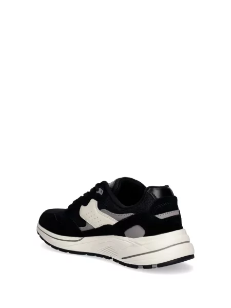 Sneakers Gant με κορδόνια με δαντέλα μαύρο