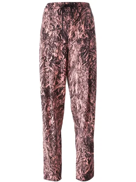 Pantaloni Mcq Swallow cu imagine negru