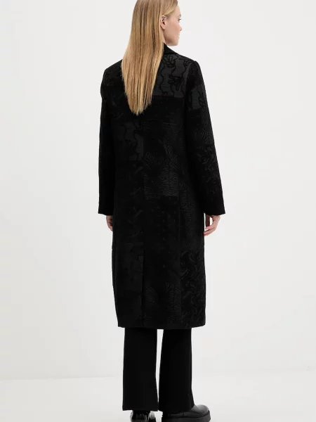 Desigual palton PATCH BLACK negru