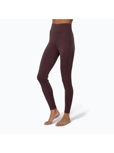 Pantaloni termoactivi pentru femei KARI TRAA Ines cocoa powder