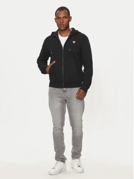 Guess Jeans Mikina černá