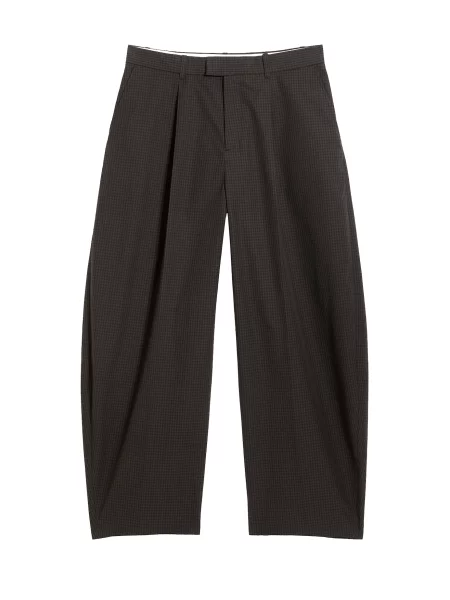 WEEKDAY Pantaloni cu dungă FELIX maro negru