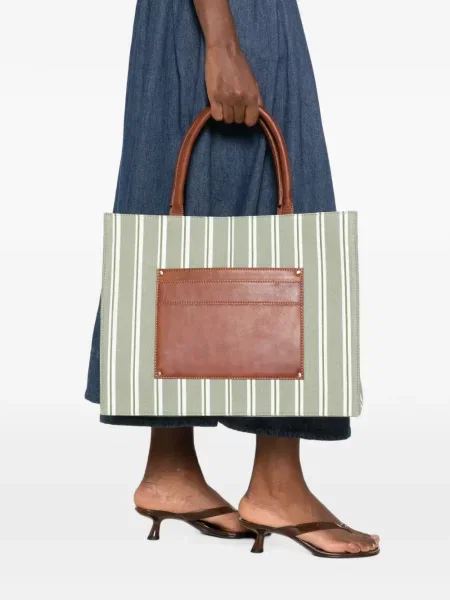 Τσάντα shopper Maison123 πράσινο