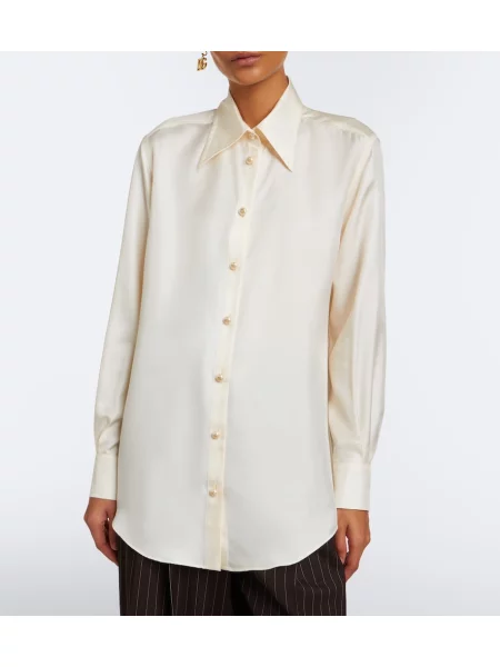Cămașă Dolce&gabbana din satin bej