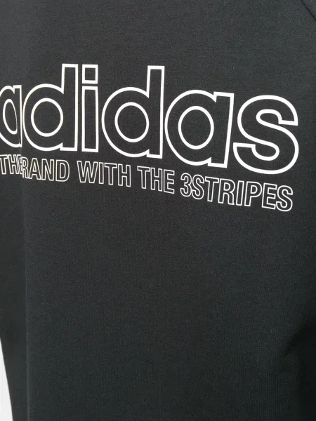 Geacă Adidas cu dungi negru