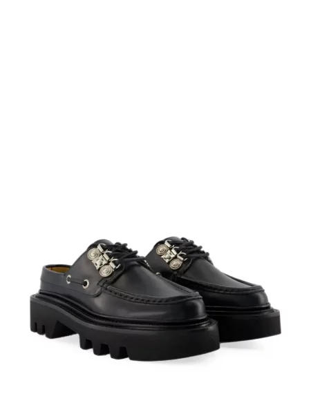 Papuci tip mules Toga Pulla chunky negru