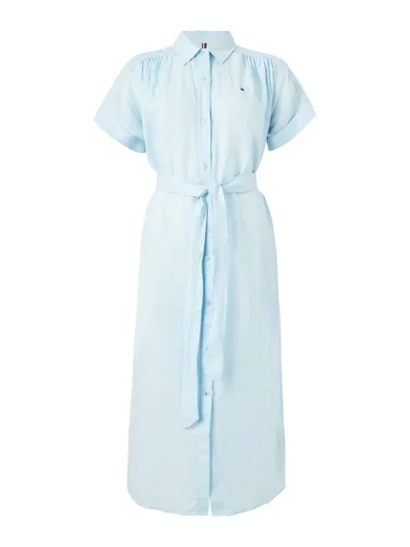 TOMMY HILFIGER Rochie tip bluză azuriu