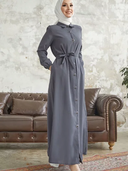 Gulerat cămașă Instyle gri