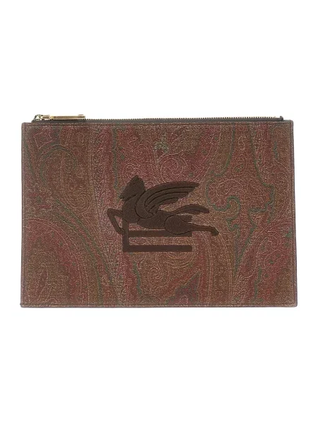 Wielobarwność kopertówka Etro z nadrukiem