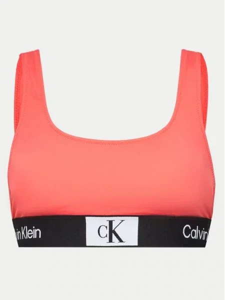 Maudymosi kostiumėlis Calvin Klein Swimwear rožinė