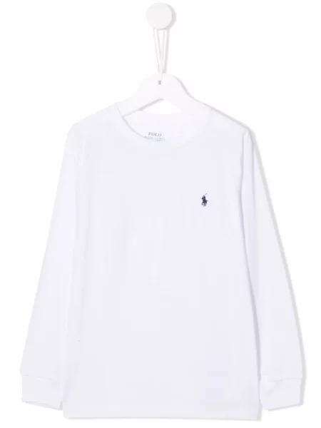 Koszulka polo dziecięca Polo Ralph Lauren biała