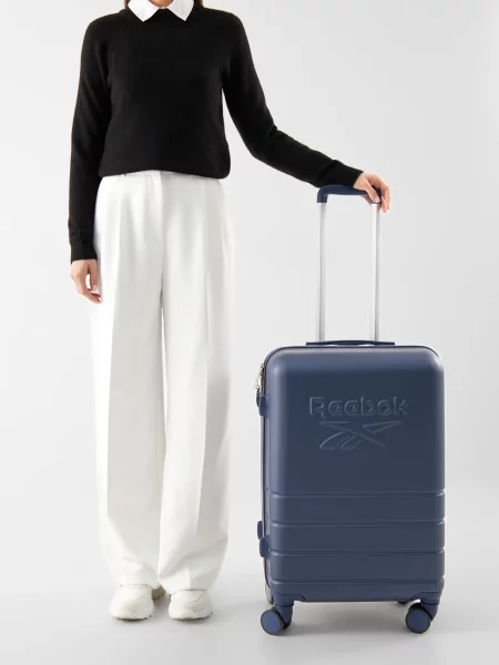 Közepes bőrönd Reebok Sötétkék