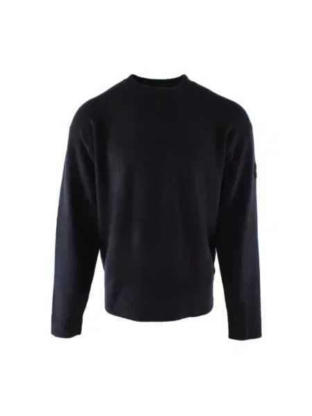 Sweter Calvin Klein wełniany niebieski