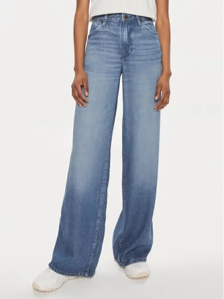 Wrangler Traperice World Wide Wide Leg plava
