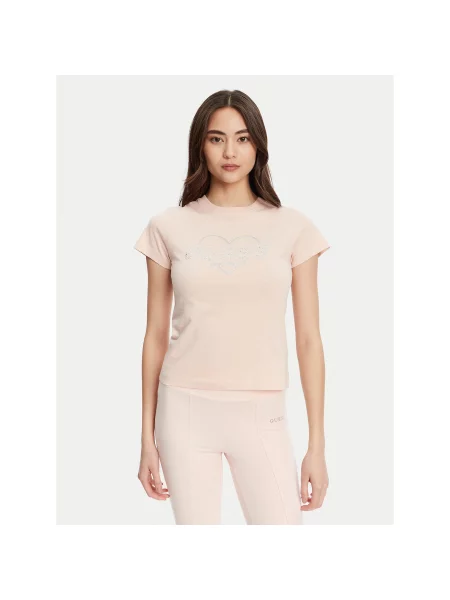 Футболка Guess розовая