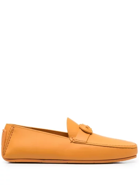 Pantofi loafer Ferragamo slip-on portocaliu