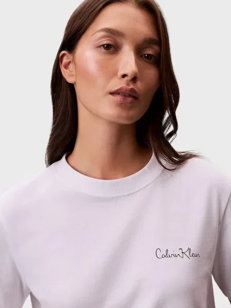 Класична футболка Calvin Klein Jeans біла